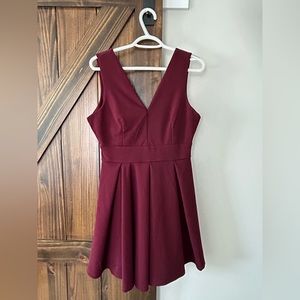 Maroon dress